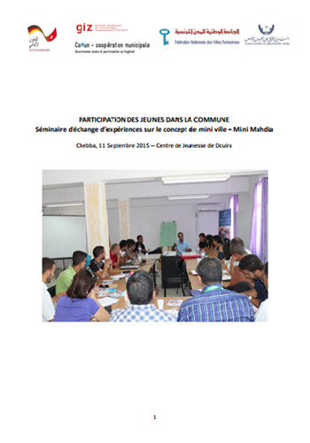 Participation des jeunes dans la commune séminaire d’échange d’expériences sur le concept de mini ville