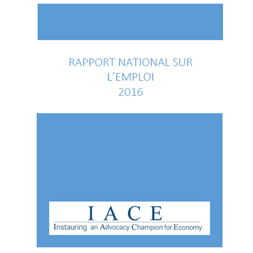 RAPPORT NATIONAL SUR L’EMPLOI 2016