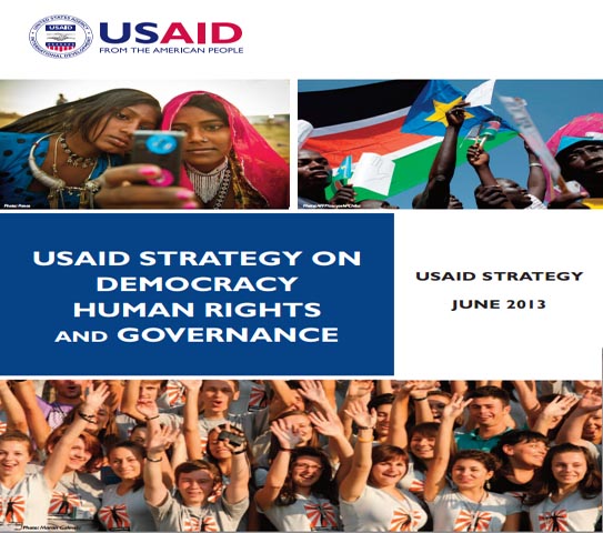 USAID STRATEGY ON DEMOCRACY HUMAN RIGHTS AND GOVERNANCE
